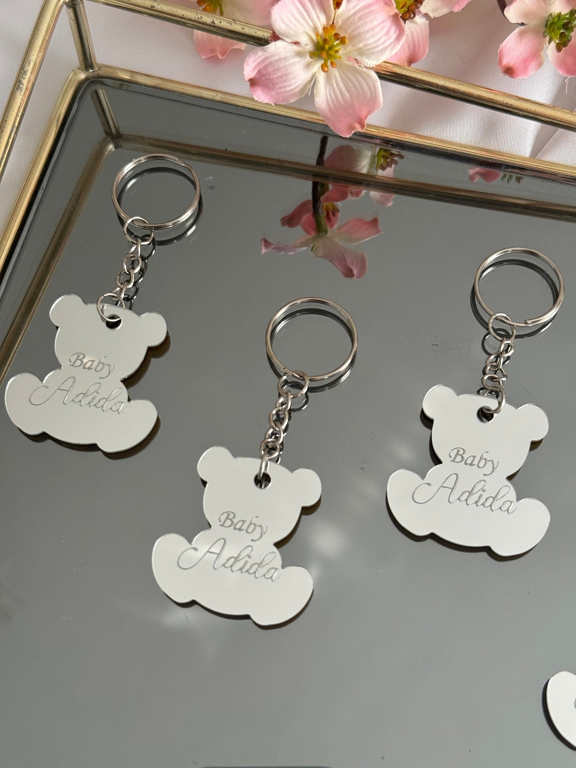 baby shower keychain gifts