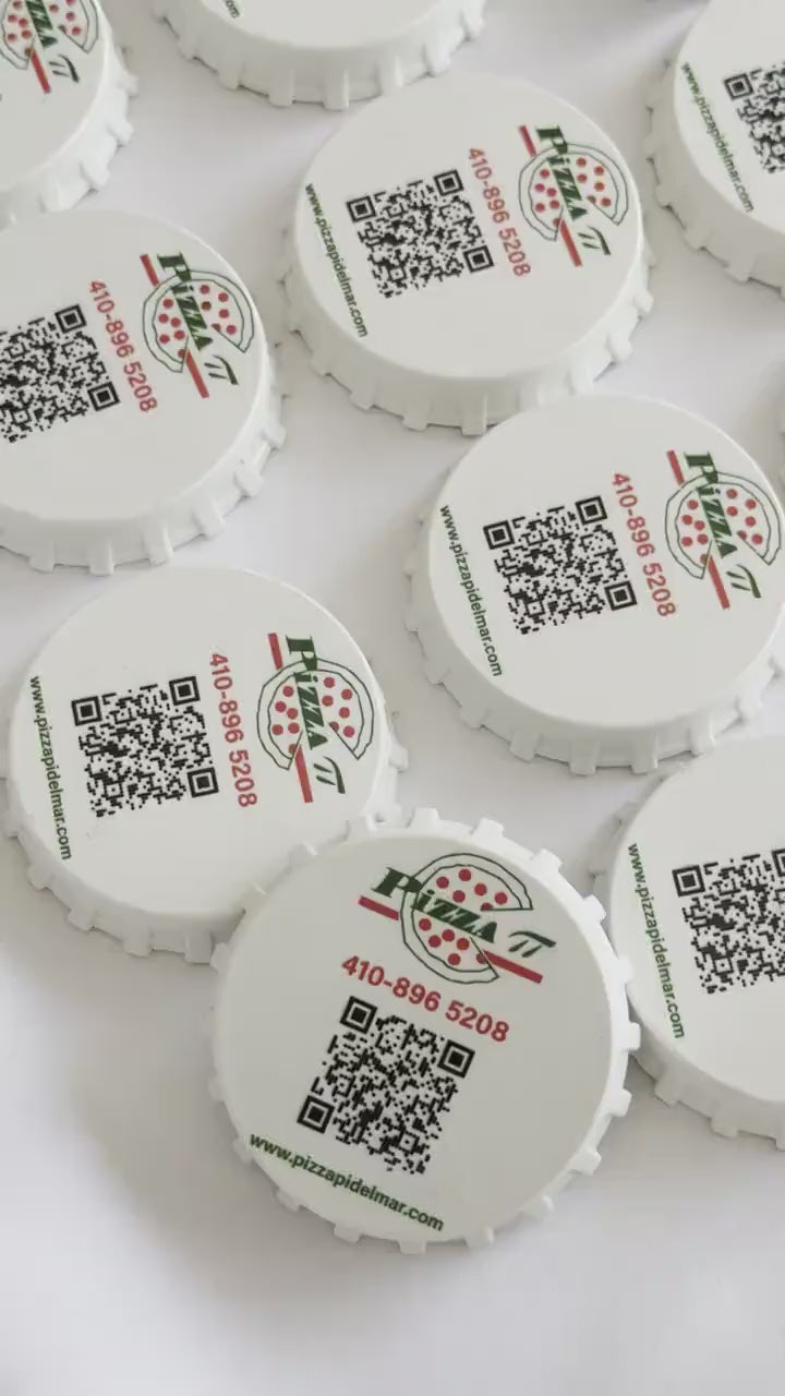 Business logo QR code generator | Bottle opener gifts | Party gifts | personalized bottle opener favors | Restaurant menu