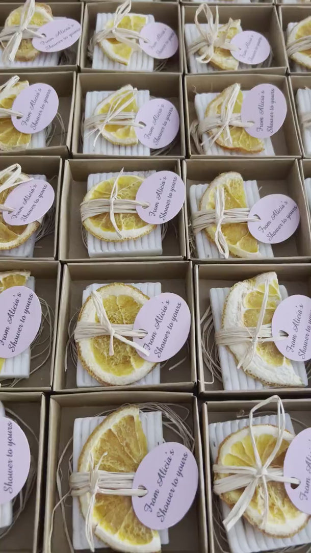 Pink Tag Wedding Favors | Baby Shower Favors | Unique Baby Shower Gifts | Mini Soap Favors | Engagement gifts