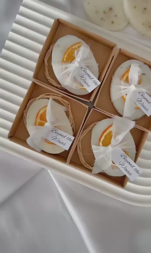 Soap favors with dried orange slice, Wedding soap favors, Wedding soap gifts, Bridal shower soap favors, Party soap favors