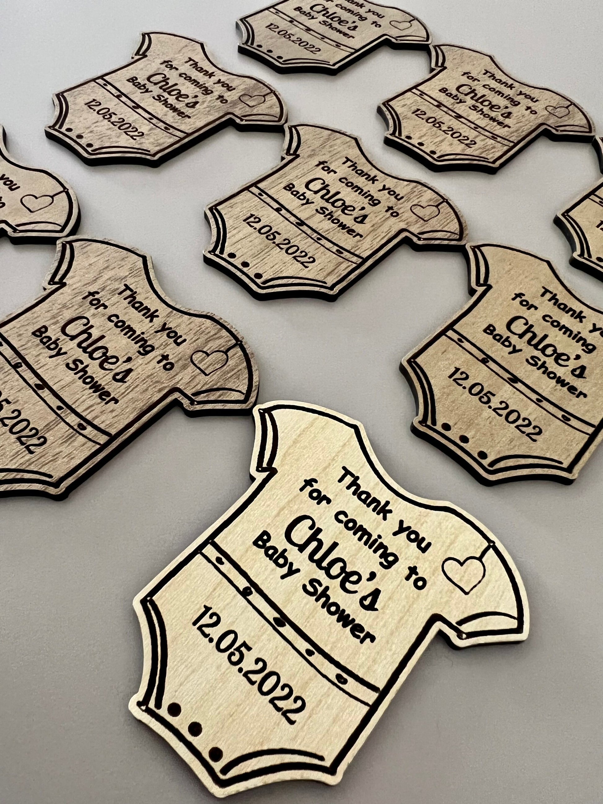 Baby Body Suit Magnets for Baby Shower | Baby Shower Favors in Bulk | Party favors | Tiny Baby Shower Favors for Guests