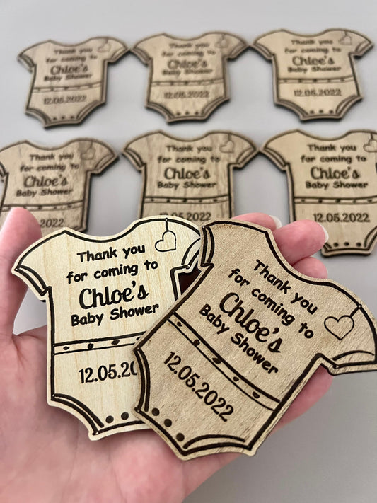 Baby Body Suit Magnets for Baby Shower | Baby Shower Favors in Bulk | Party favors | Tiny Baby Shower Favors for Guests