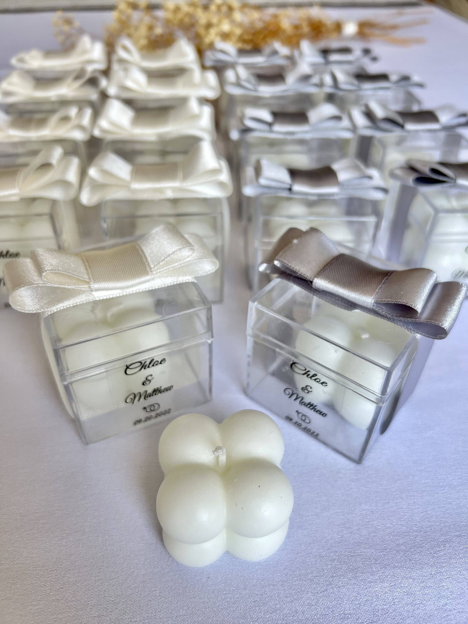 Premium Wedding Favors | Bubble Candle Wedding Favor | Luxury Wedding Gift Ideas | Candle Bridal Shower Favors | Candle Baby Shower Favors