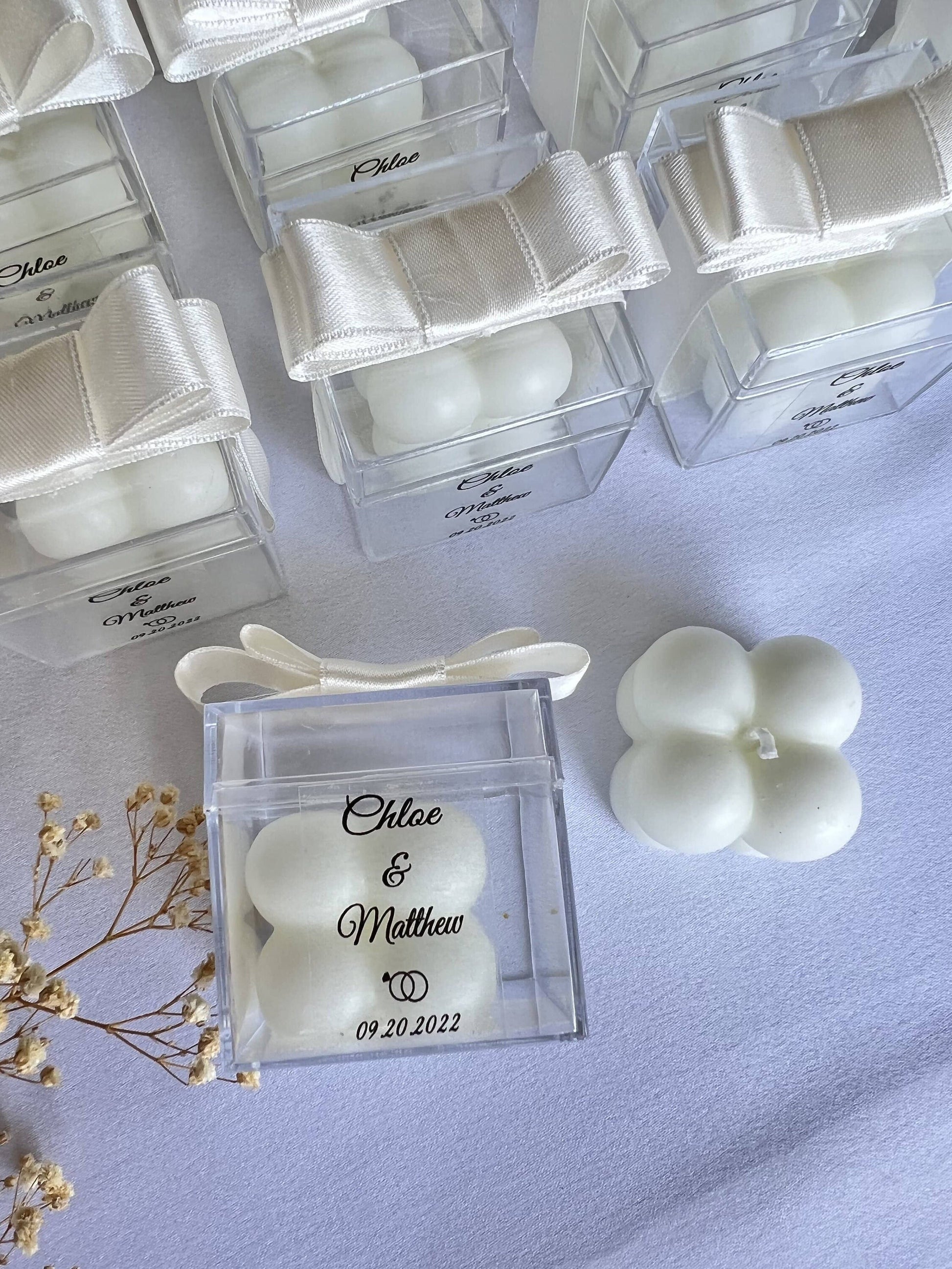 Premium Wedding Favors | Bubble Candle Wedding Favor | Luxury Wedding Gift Ideas | Candle Bridal Shower Favors | Candle Baby Shower Favors