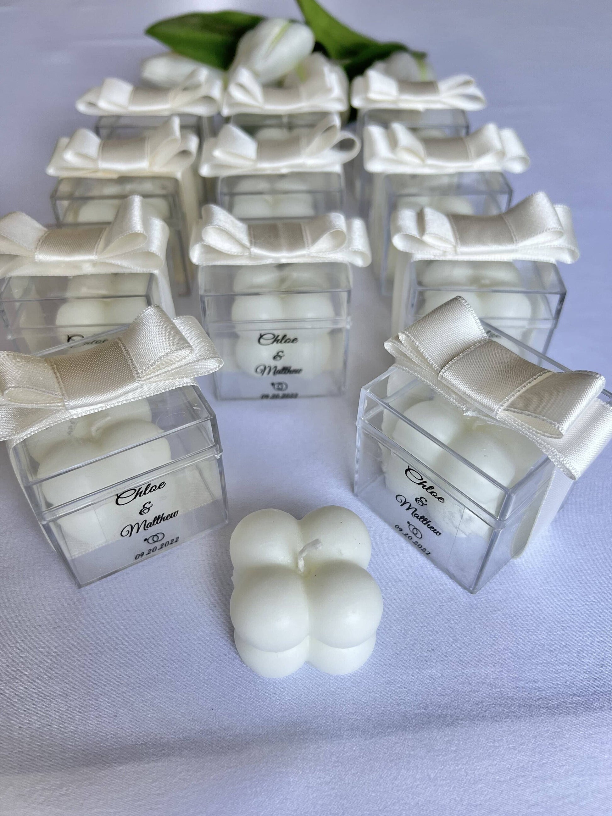 Premium Wedding Favors | Bubble Candle Wedding Favor | Luxury Wedding Gift Ideas | Candle Bridal Shower Favors | Candle Baby Shower Favors